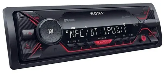 Sony DSX-A410BT - Auto - digitaler Empfänger - Armaturenbrett-Einheit - Single-DIN - Autoradio